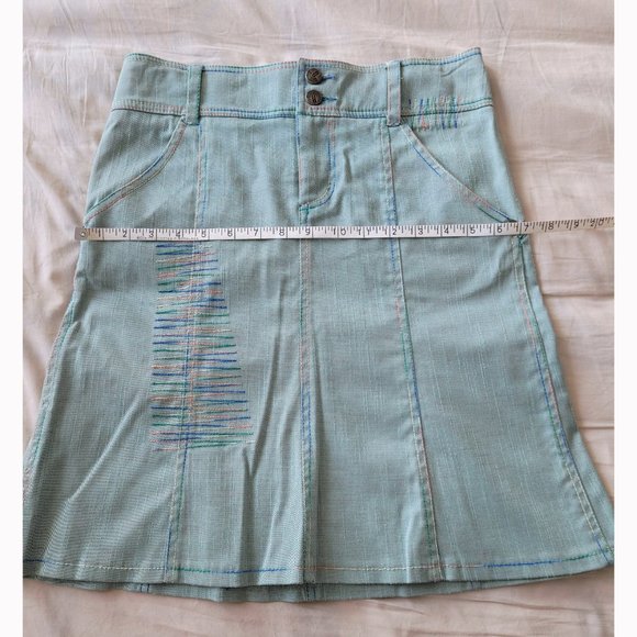 BCBGirls Light Wash Jean Skirt (Size 2) - Picture 8 of 8